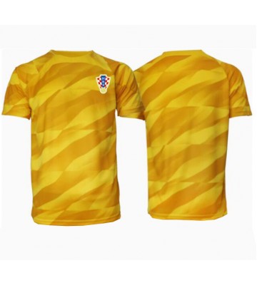 Lacne Muži Futbalové dres Chorvátsko Brankarsky  ME 2024 Krátky Rukáv - Domáci